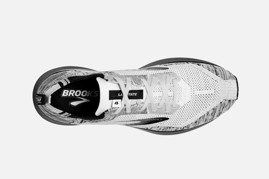 Brooks Israel Levitate 4 Road Running Shoes Womens - White/Black - QYR-308497